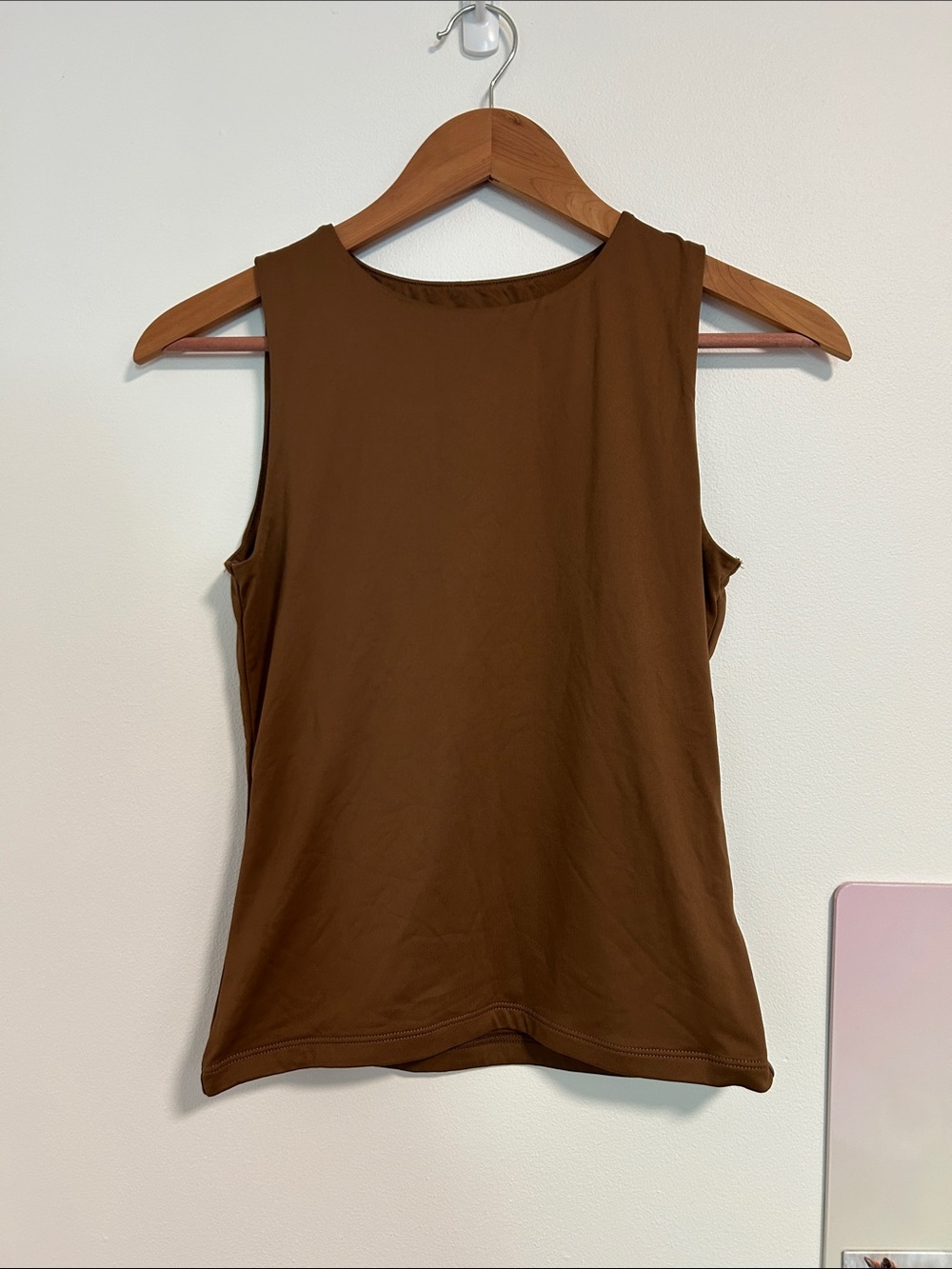 Tahari Brown Sleeveless Tank Top XS